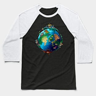 World Anvil Year 1 Anniversary with Honours - Name places Baseball T-Shirt